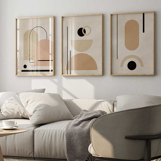 Scandinavian Geometric | Set Postere