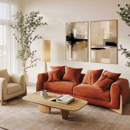 Beige Waves | Set Postere