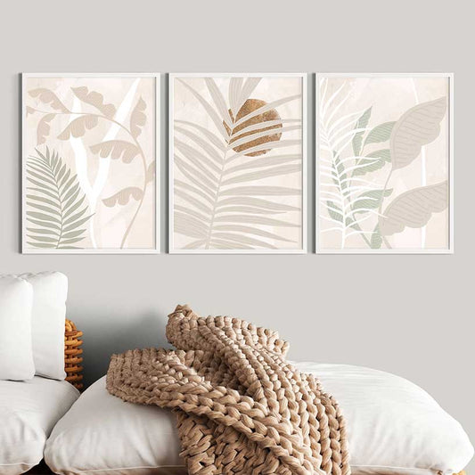 Beige Botanicals | Set Postere