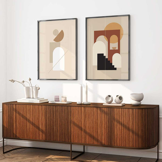 Scandinavian Geometrics | Set Postere
