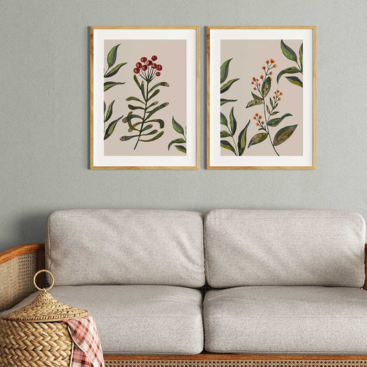 Winter botanicals | Set Postere