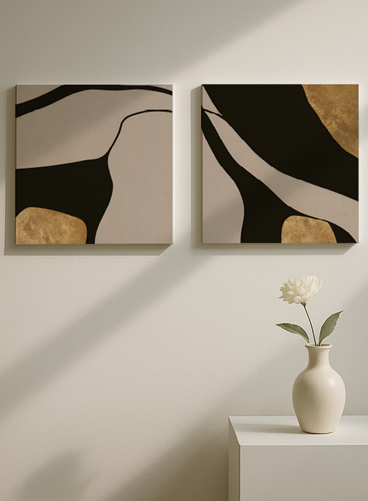 Set 2 Tablouri Minimaliste | set canvas