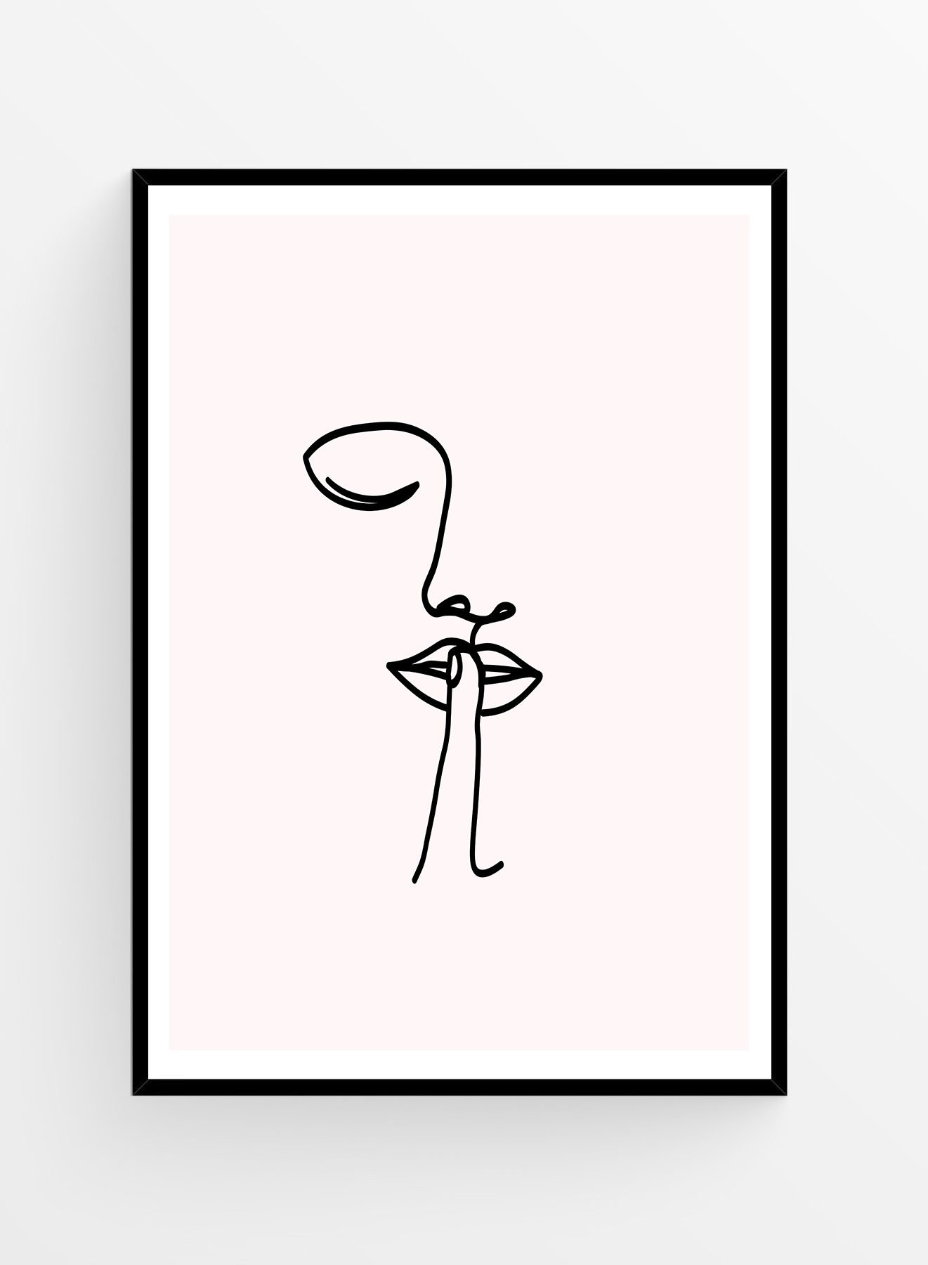 Shhh...I Art print