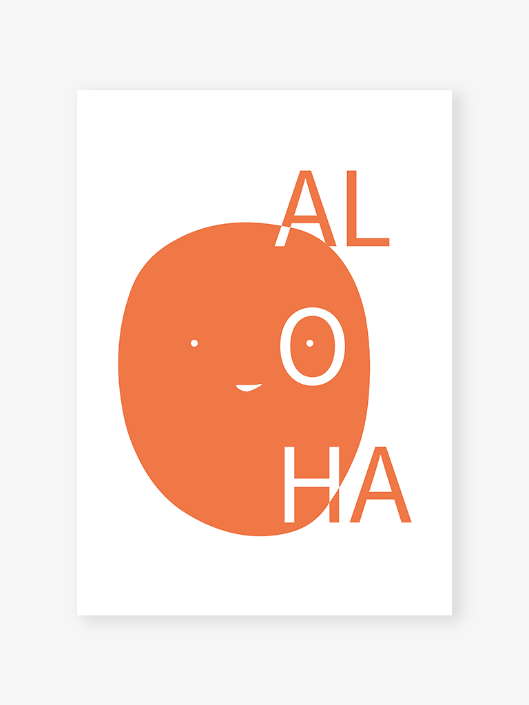 Aloha orange | Art Print