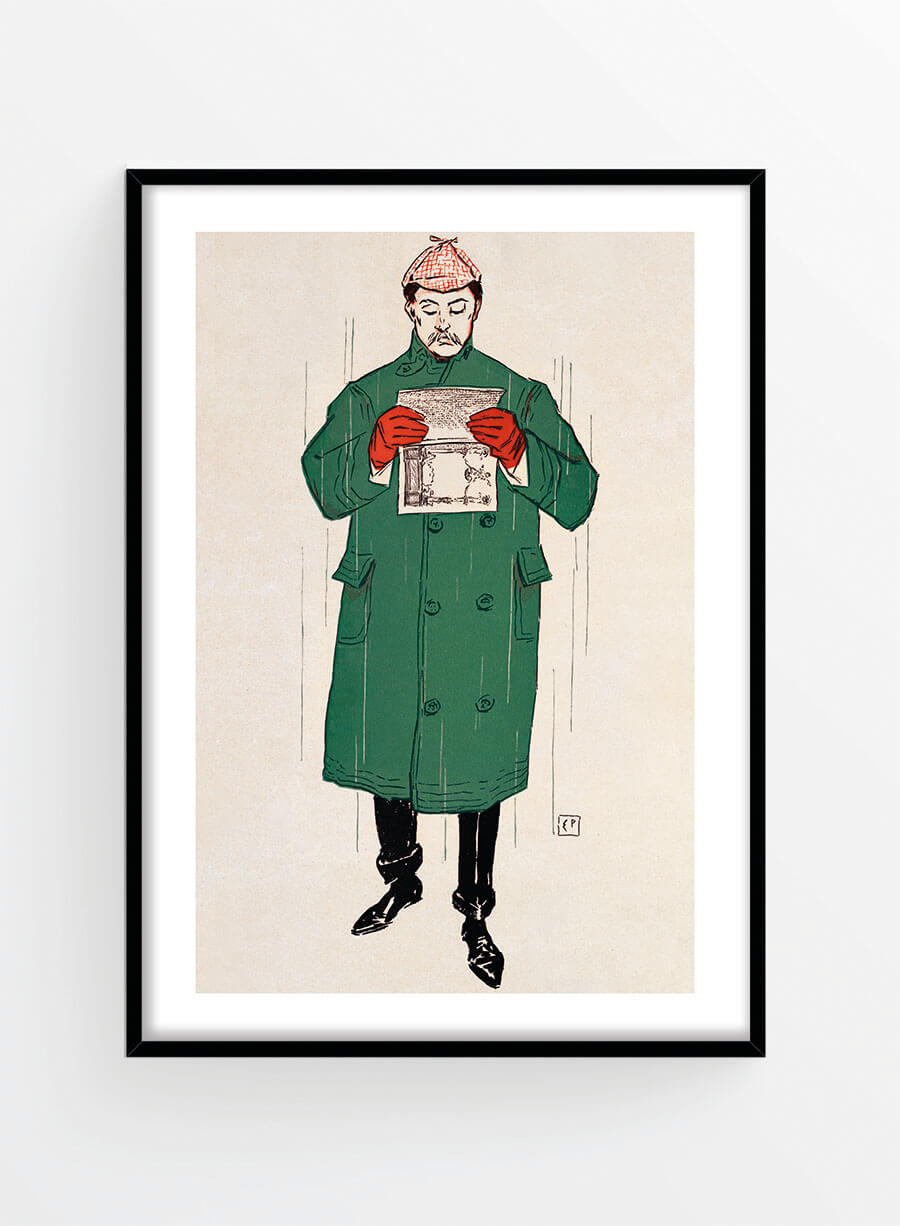 Ilustratie Vintage E. Penfield no. 9 | Poster