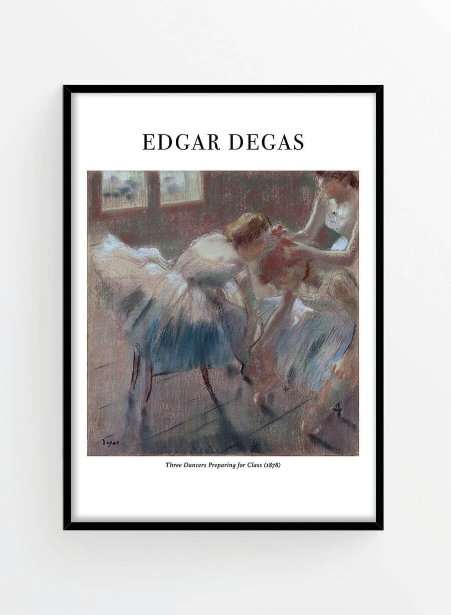 Edgar Degas no. 1 Three Dancers | Poster