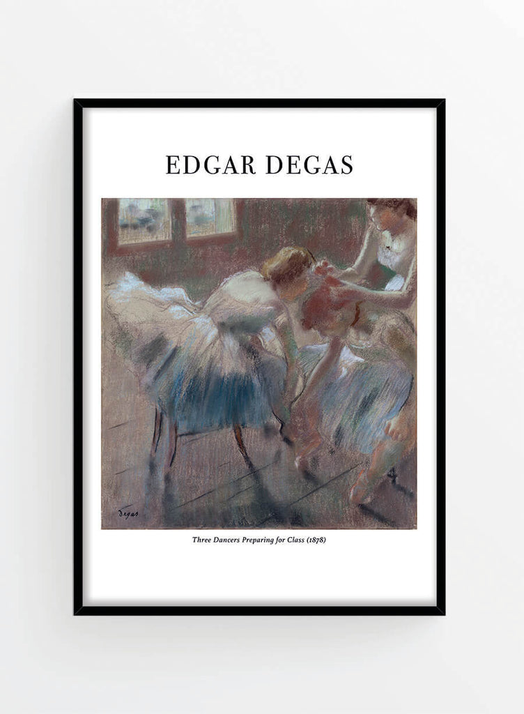 Edgar Degas no. 1 Three Dancers | Poster