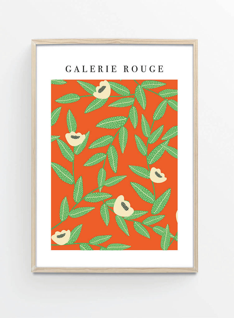 Galerie rouge | Poster