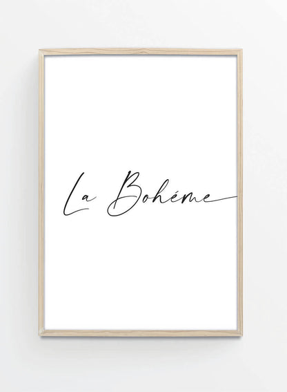 La boheme | Poster