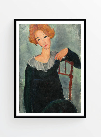 Modigliani Woman with red hair | Poster