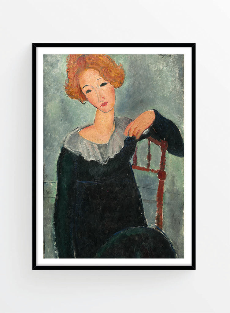Modigliani Woman with red hair | Poster