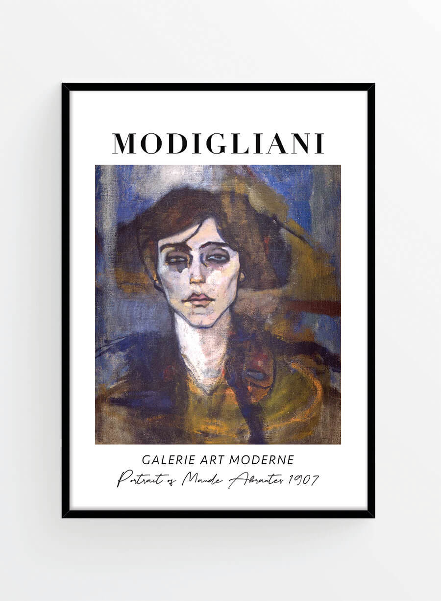 Modigliani Portrait of Maude Abrantes | Poster