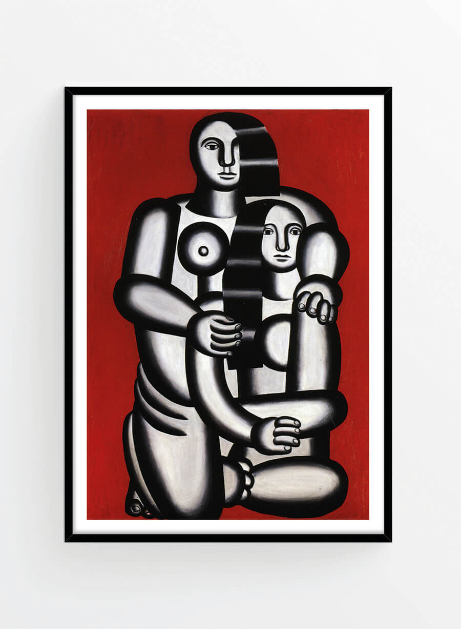 Two figures - Leger | Poster