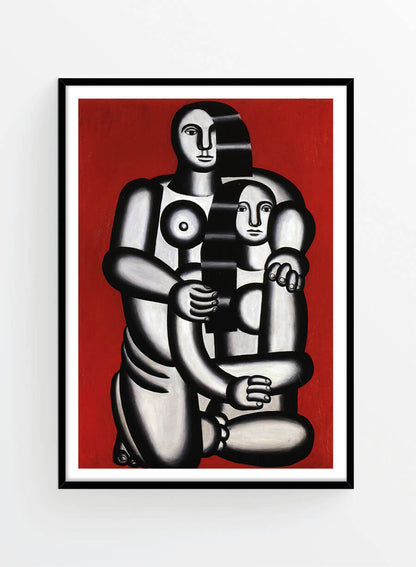 Two figures - Leger | Poster