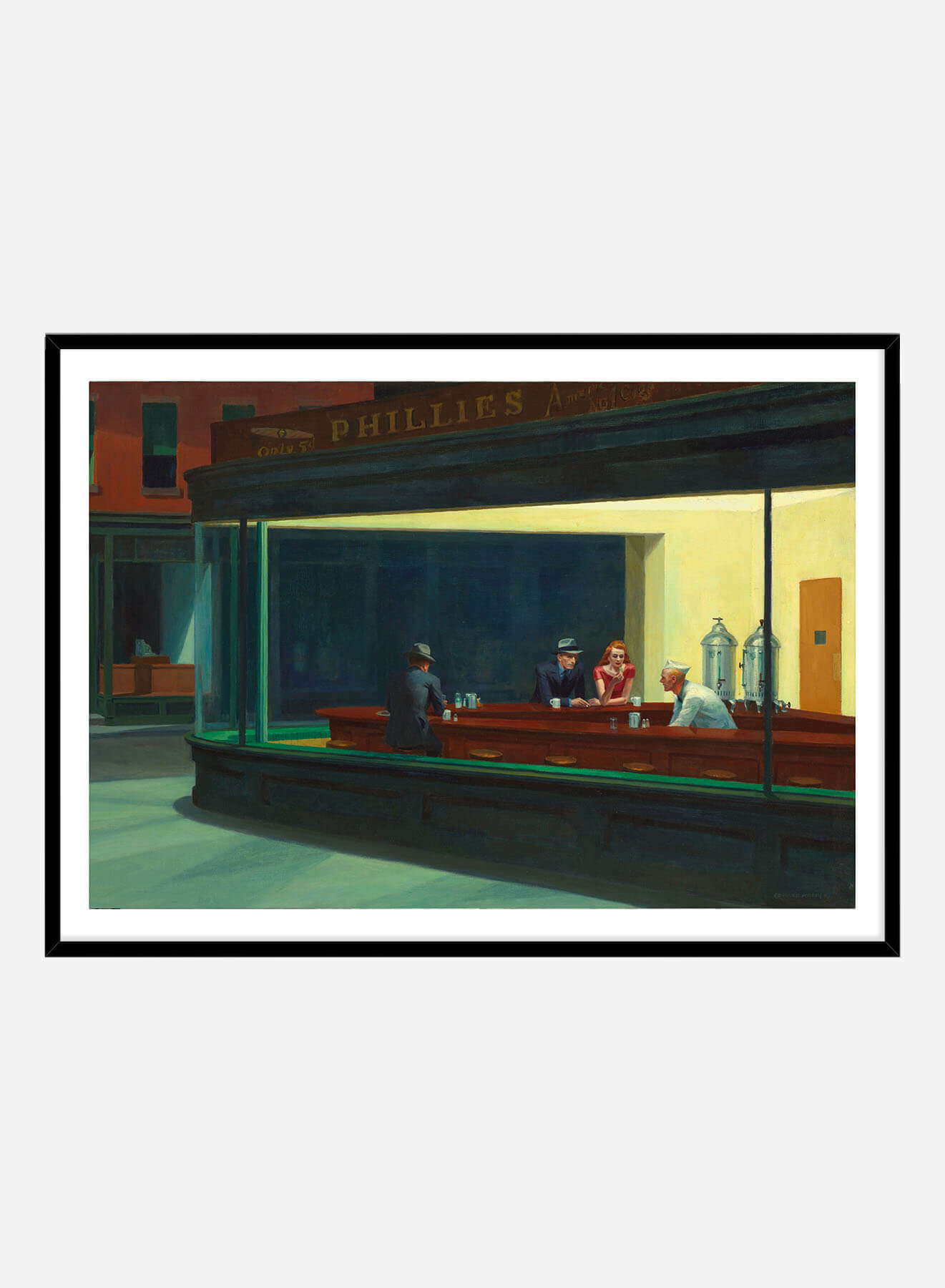 Nighthawkes - Edward Hopper | Poster