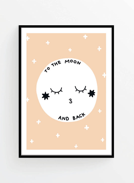 To the moon | Poster