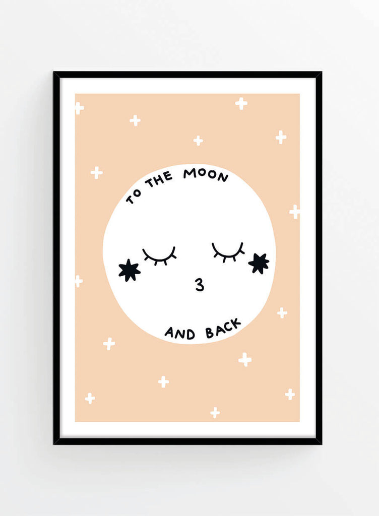 To the moon | Poster