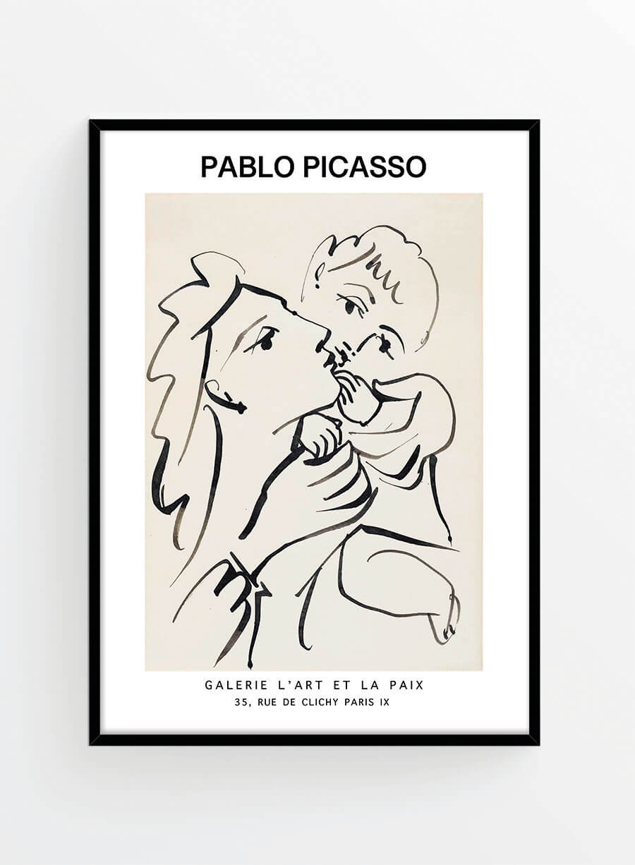 Mother & child Picasso | Poster