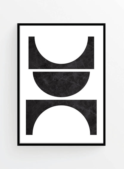 Black Shapes 4 | Poster