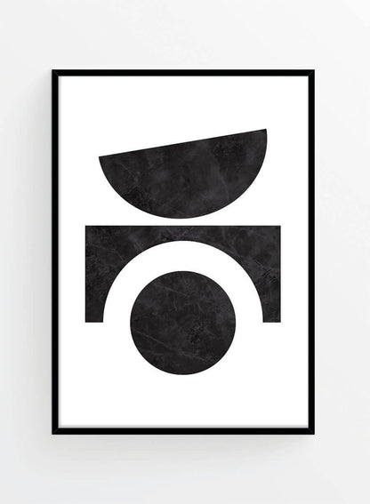 Black Shapes 5 | Poster