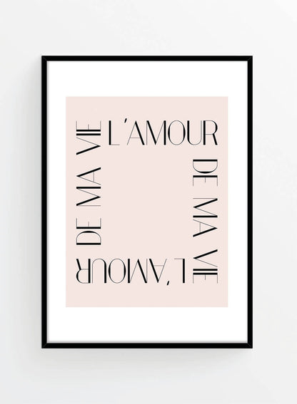 L'amour de ma vie | Poster