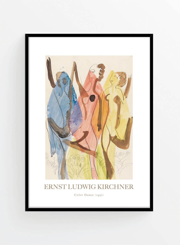 Ernst Kirchner Color Dance | Poster