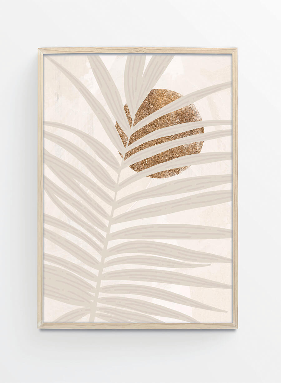 Beige botanicals 1 | Poster