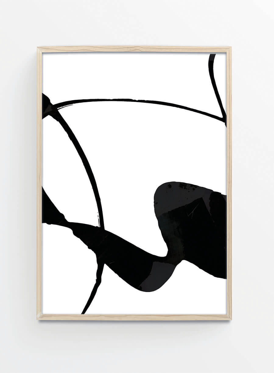 Abstract black 2 | Poster