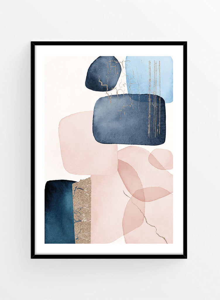 Blue & pink 2 | Poster