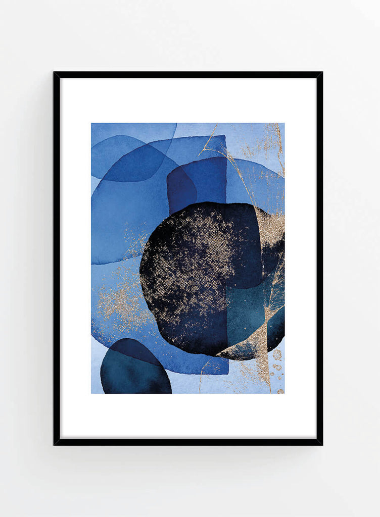 Abstract blue 1 | Poster