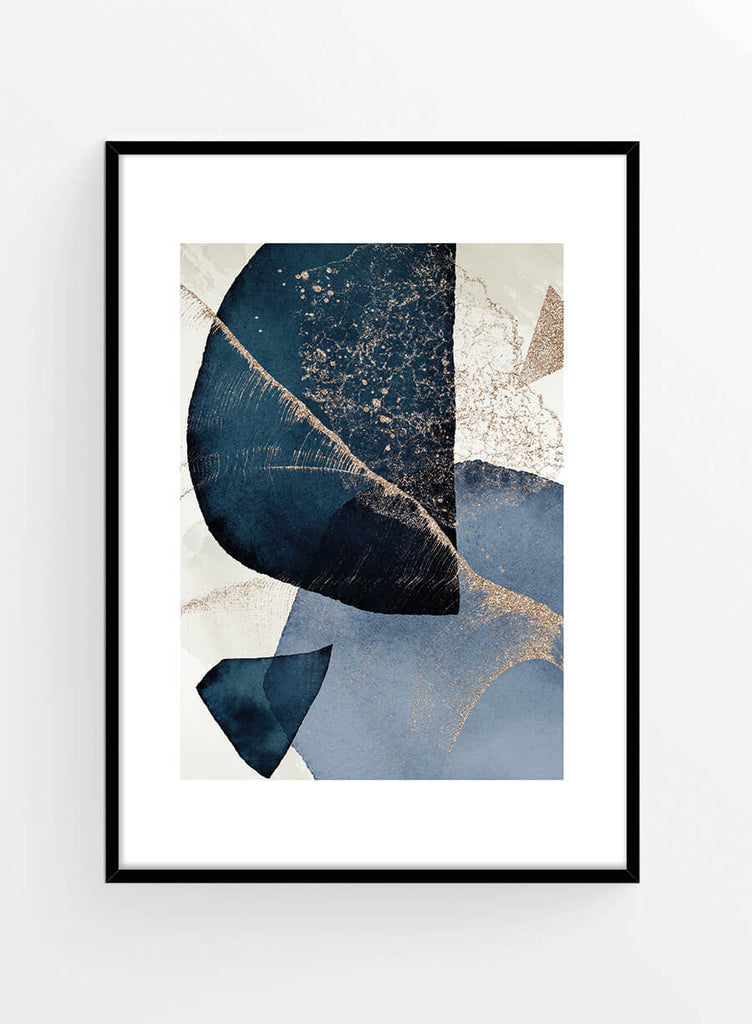 Abstract blue 3 | Poster