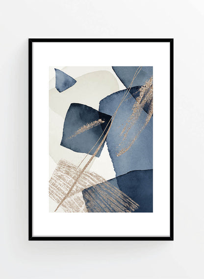 Abstract blue 5 | Poster