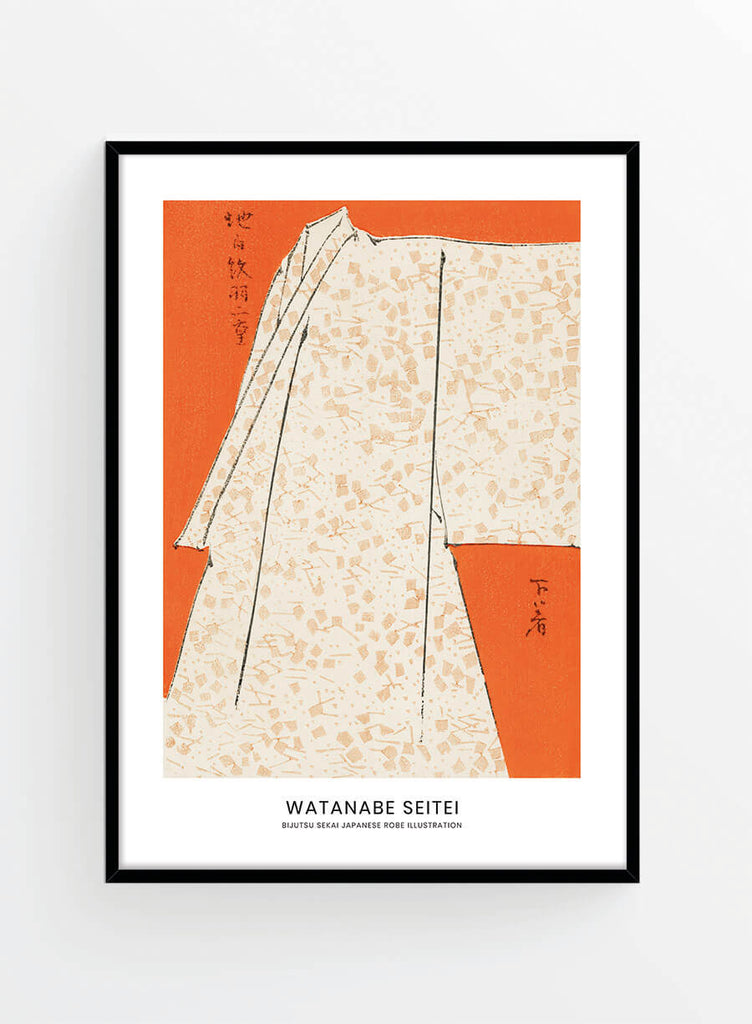 Watanabe Seitei Japanese Robe | Poster