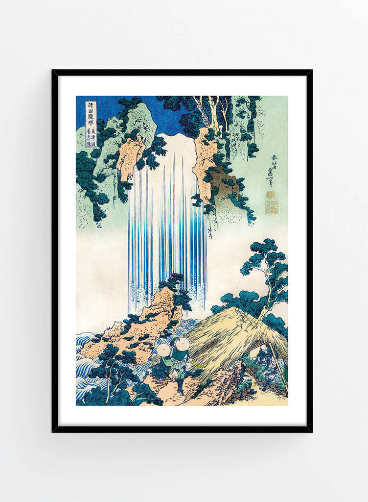 Hokusai Yoro Waterfall | Poster