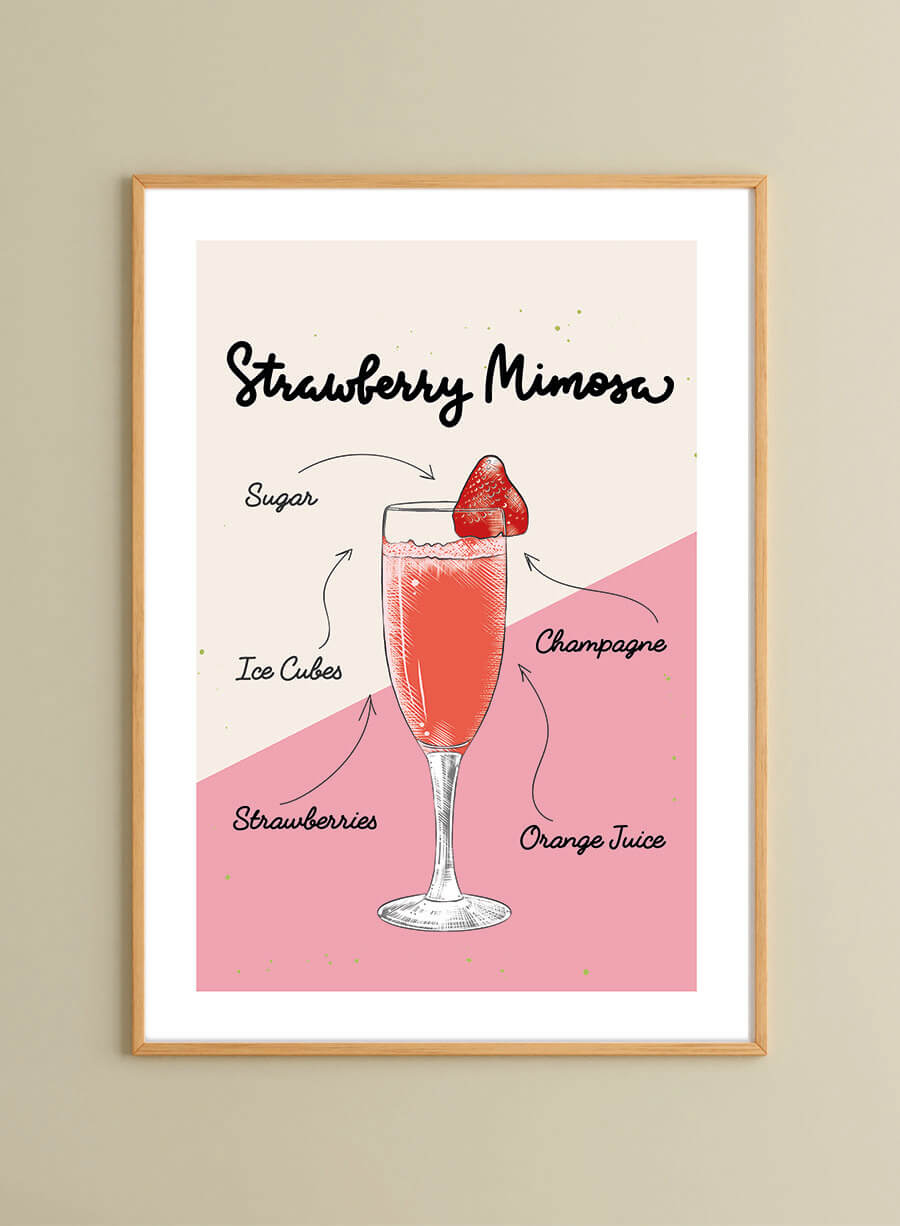 Strawberry Mimosa | Poster