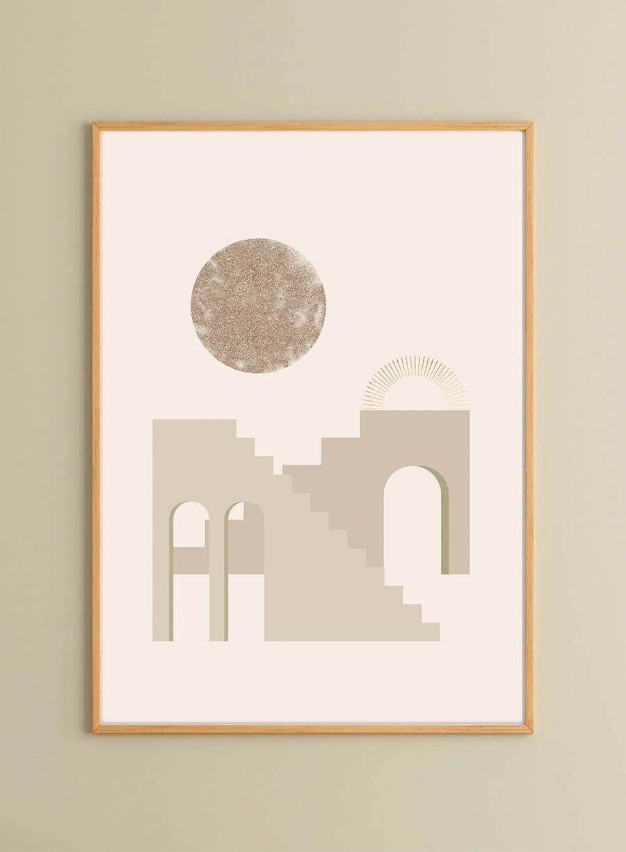 Beige architecture | Poster