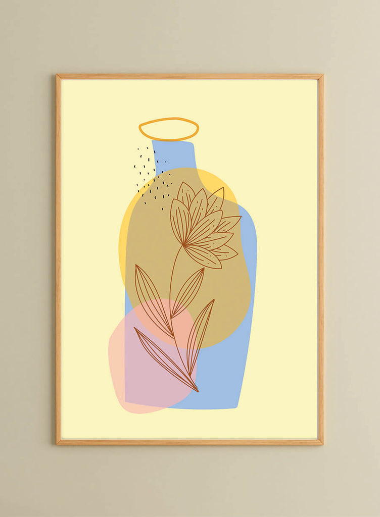 Abstract vase 1 | Poster