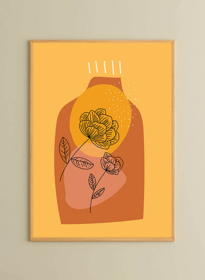 Abstract vase 2 | Poster