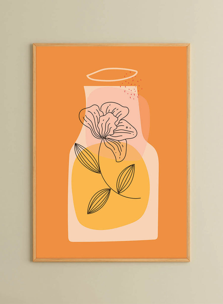 Abstract vase 3 | Poster
