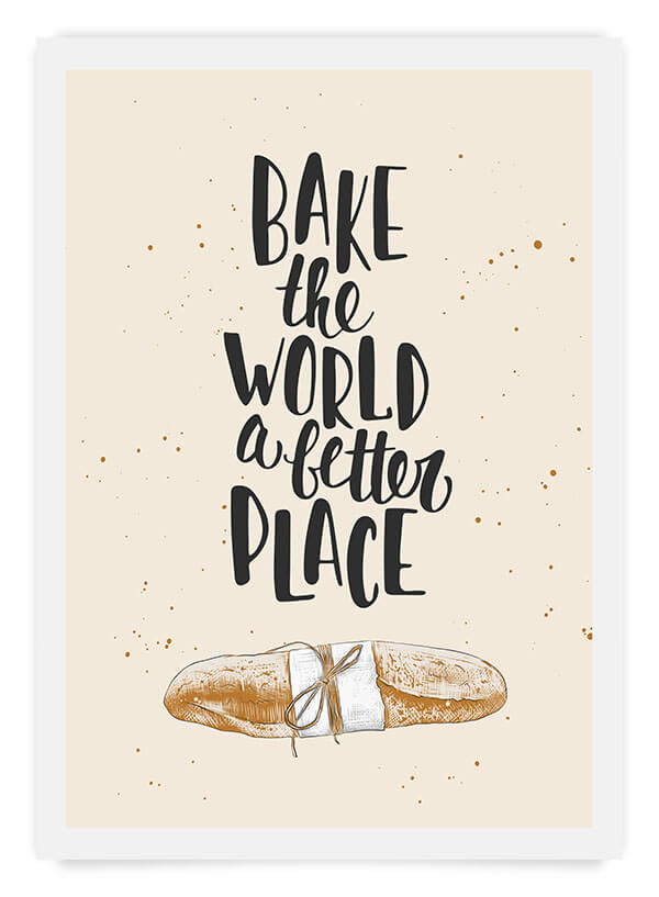Bake the world | Poster