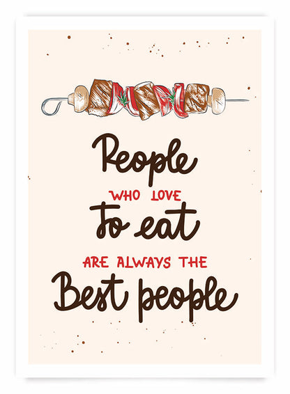 Food & people | Poster