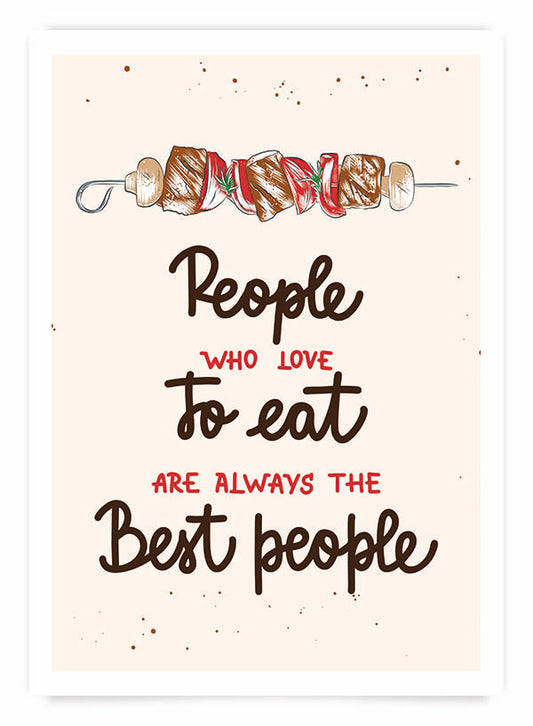 Food & people | Poster