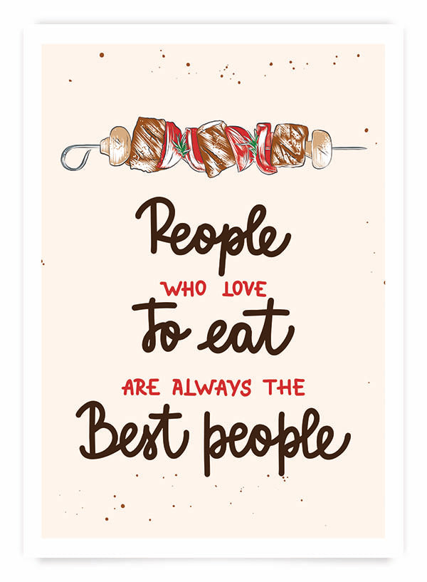 Food & people | Poster