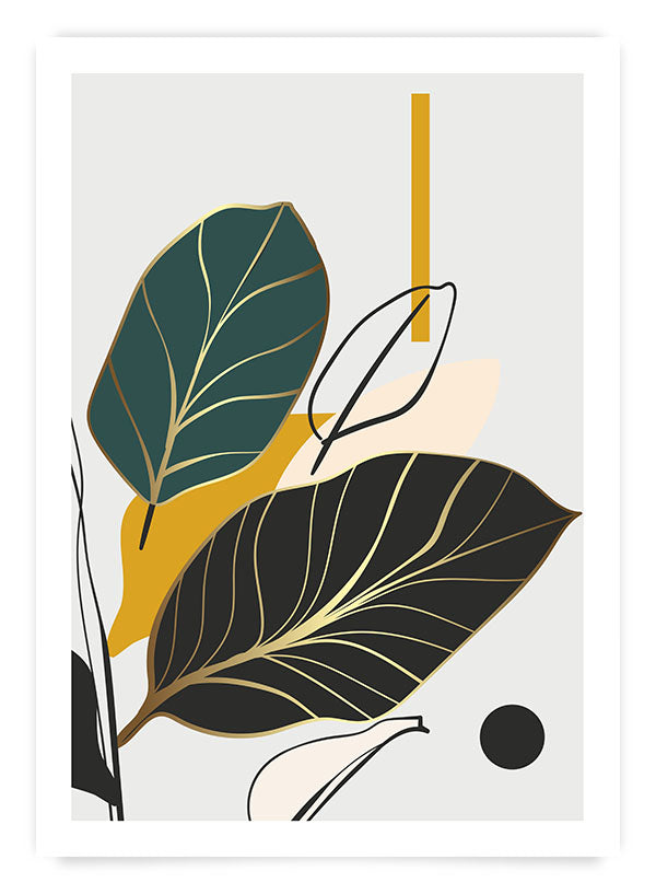 Botanic & yellow 4 | Poster