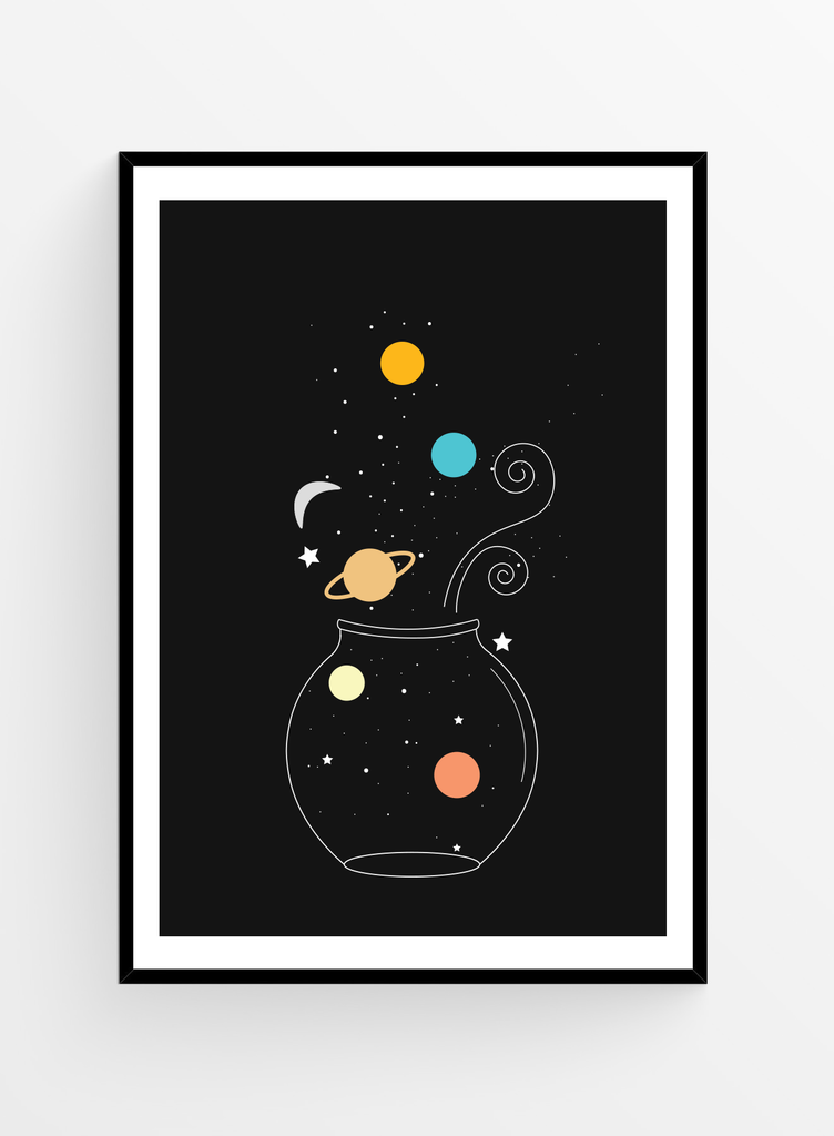 Galaxy Jar | Art Print