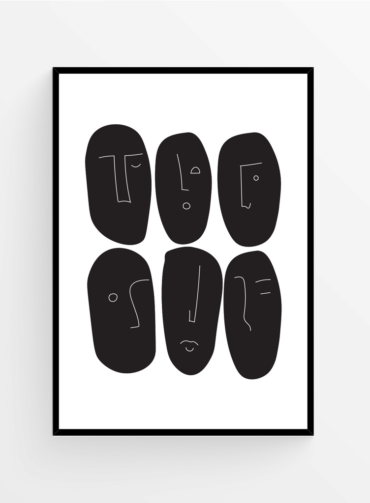 Black faces | Poster