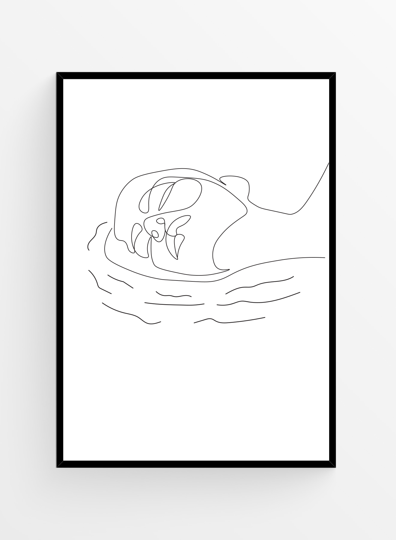 Sea inside me (white) | Poster