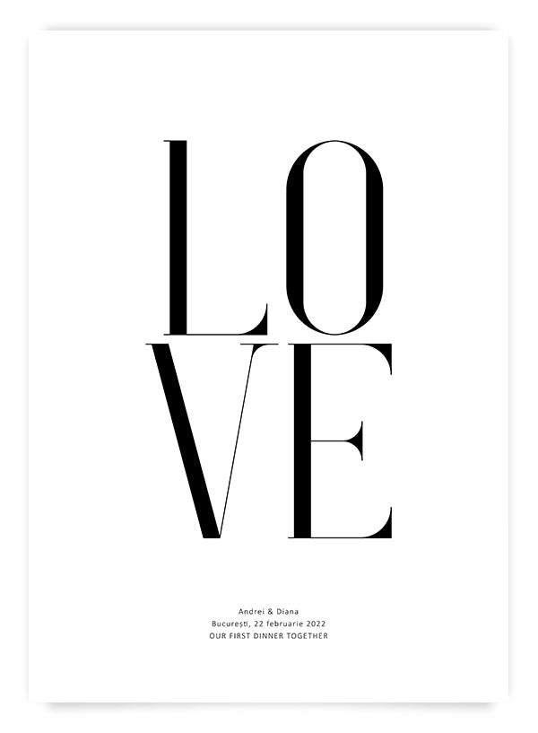 Love | Poster personalizat
