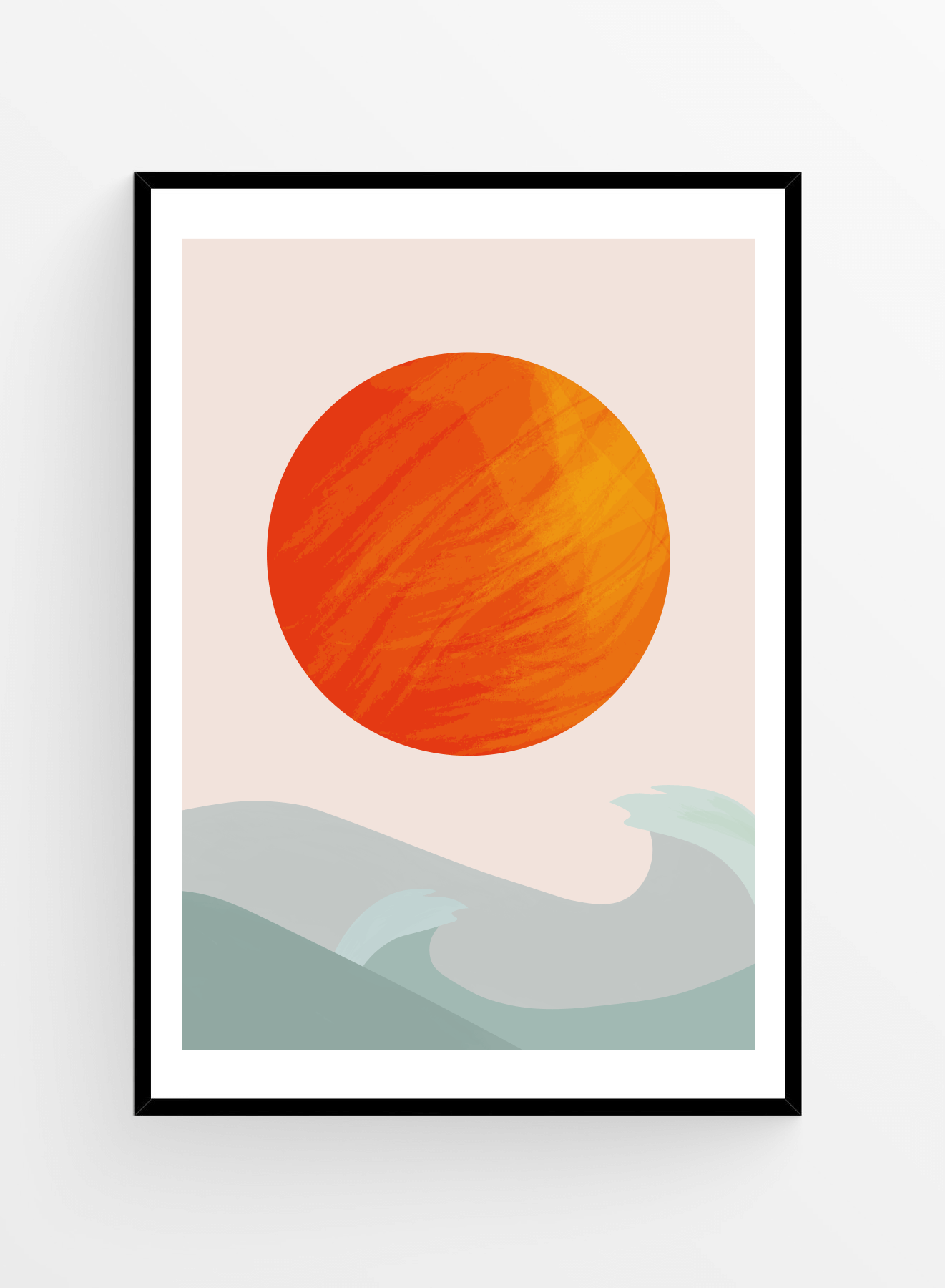 Soare in mare | Art print