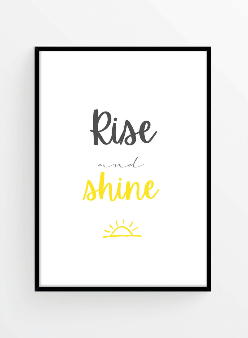 Rise and shine | Poster